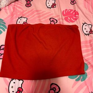 Red tube top from SHEIN. Size medium